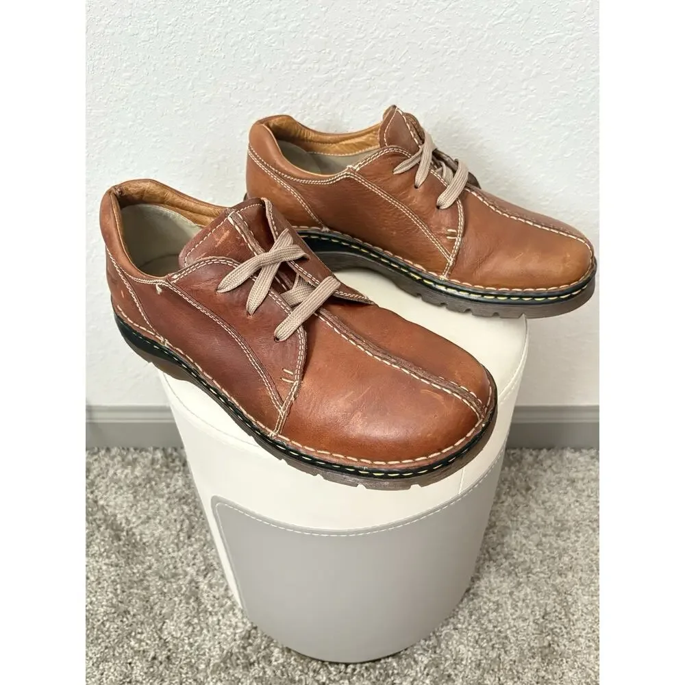 Dr. Martens Men’s Brown Leather Lace-Up Casual Oxford Shoes 11232 Size US 9